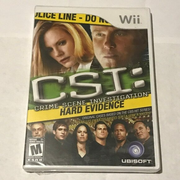 Nintendo Wii CSI Hard Evidence (Factory Sealed) - Picture 1 of 3